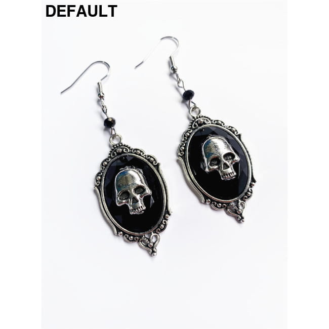 Punk Exaggerated Vintage Alloy Men’s Earrings Silver Men