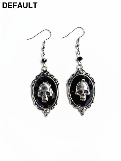 Punk Exaggerated Vintage Alloy Men’s Earrings Silver Men