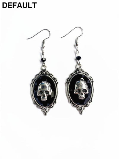 Punk Exaggerated Vintage Alloy Men’s Earrings Silver Men