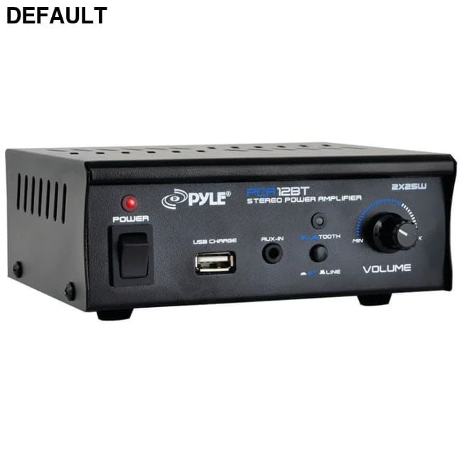 Pyle Home PCA12BT 25-Watt x 2 Mini Blue Series Bluetooth Stereo Power Amp PYLPCA12BT Audio Receiver Electronics