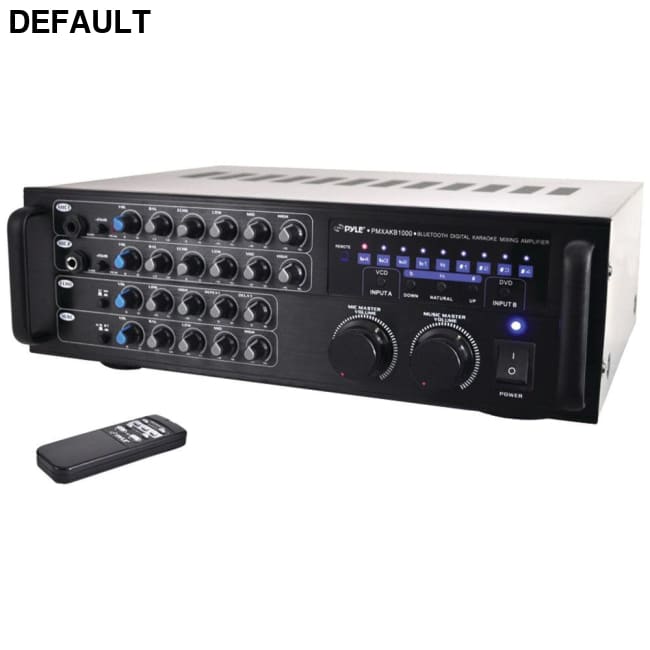 Pyle Pro PMXAKB1000 1,000-Watt Bluetooth Stereo Mixer Karaoke Amp Home Audio Receiver Power Amplifiers