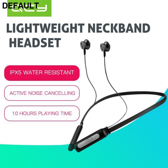 QCY BH1 Active Noise Cancelling Bluetooth Headphones Wireless Headset Stereo Neckband Sport Earbuds with Microphone