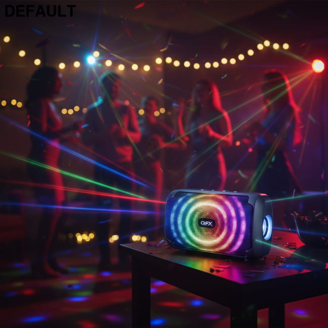 QFX BT-2 4-Inch Rechargeable Bluetooth Party Speaker Sound System Portable Audio Speakers Best Selling Products