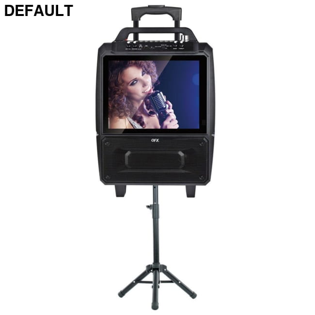 QFX KAR-812SM 2 x 5-Inch Portable Karaoke Speaker System QFXKAR812SM Bluetooth Speakers Audio Electronics