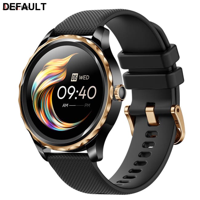 QR02 smart watch HD Bluetooth call AI voice mobile payment health monitoring multi sport Black silica gel Men Quartz