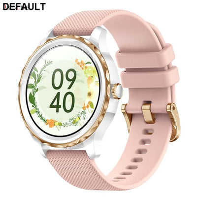 QR02 smart watch HD Bluetooth call AI voice mobile payment health monitoring multi sport Pink silica gel Men Quartz