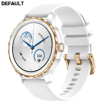QR02 smart watch HD Bluetooth call AI voice mobile payment health monitoring multi sport White silica gel Men Quartz