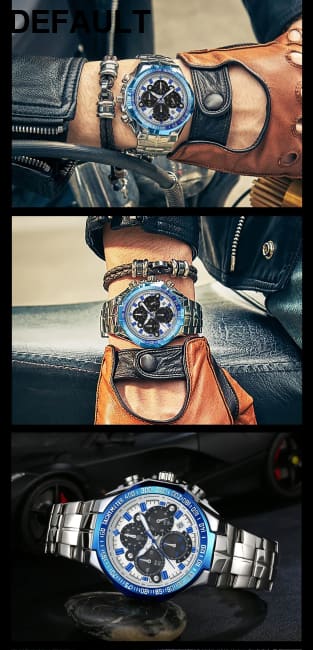 Relogio Masculino WWOOR Mens Watches 2024 Top Brand Luxury Wrist For Men Gold Big Golden Male Chronograph Wristwatch