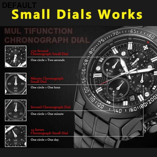 Relogio Masculino WWOOR Mens Watches 2024 Top Brand Luxury Wrist For Men Gold Big Golden Male Chronograph Wristwatch