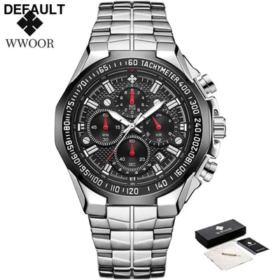 Relogio Masculino WWOOR Mens Watches 2024 Top Brand Luxury Wrist For Men Gold Big Golden Male Chronograph Wristwatch