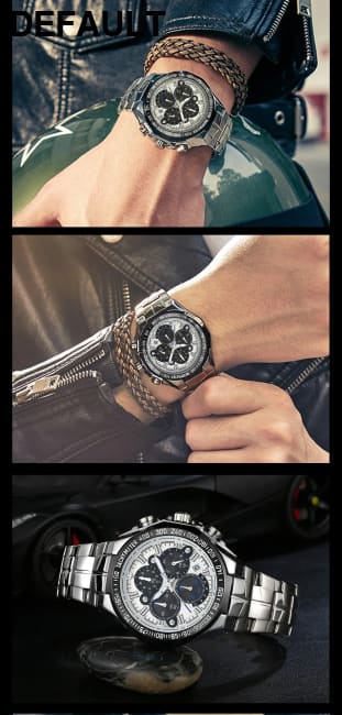 Relogio Masculino WWOOR Mens Watches 2024 Top Brand Luxury Wrist For Men Gold Big Golden Male Chronograph Wristwatch