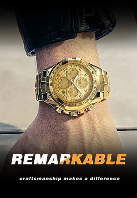 Relogio Masculino WWOOR Mens Watches 2024 Top Brand Luxury Wrist For Men Gold Big Golden Male Chronograph Wristwatch