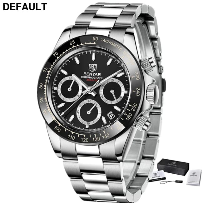 Relojes Hombre 2024 BENYAR New Watches Men Luxury Brand Chronograph Male Sport Waterproof Stainless Steel Quartz Watch