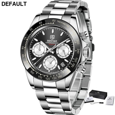 Relojes Hombre 2024 BENYAR New Watches Men Luxury Brand Chronograph Male Sport Waterproof Stainless Steel Quartz Watch