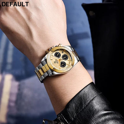 Relojes Hombre 2024 BENYAR New Watches Men Luxury Brand Chronograph Male Sport Waterproof Stainless Steel Quartz Watch