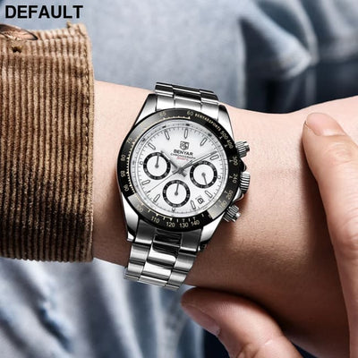 Relojes Hombre 2024 BENYAR New Watches Men Luxury Brand Chronograph Male Sport Waterproof Stainless Steel Quartz Watch
