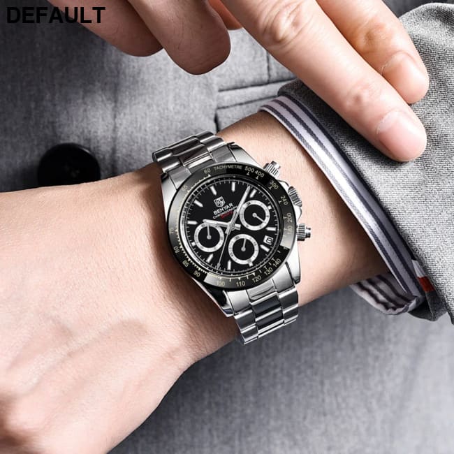Relojes Hombre 2024 BENYAR New Watches Men Luxury Brand Chronograph Male Sport Waterproof Stainless Steel Quartz Watch
