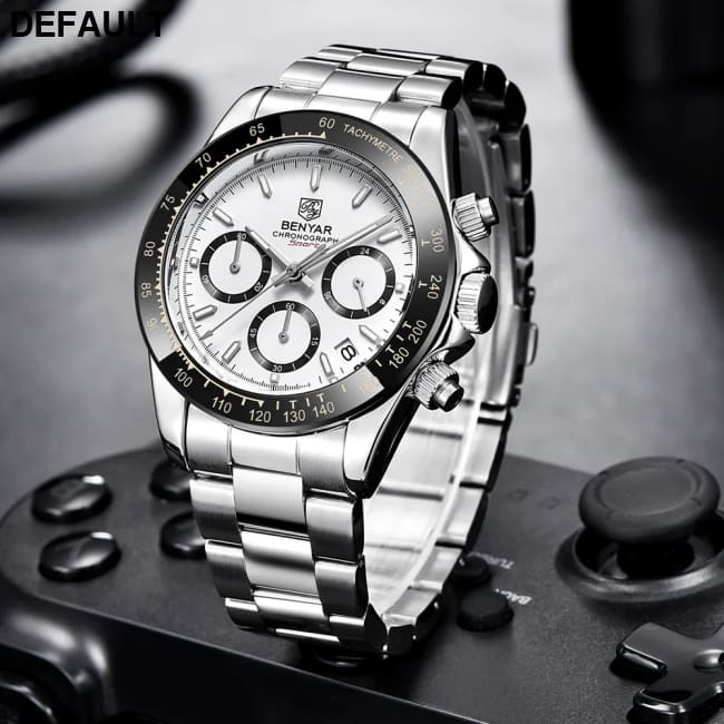 Relojes Hombre 2024 BENYAR New Watches Men Luxury Brand Chronograph Male Sport Waterproof Stainless Steel Quartz Watch
