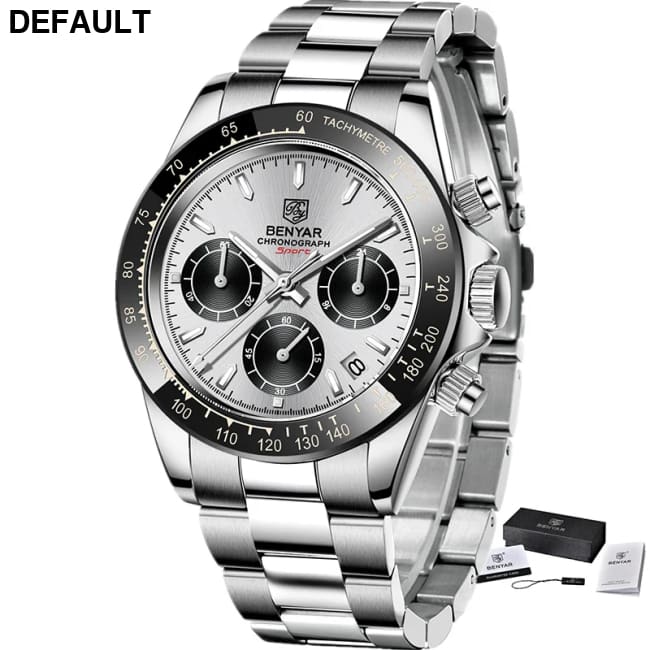 Relojes Hombre 2024 BENYAR New Watches Men Luxury Brand Chronograph Male Sport Waterproof Stainless Steel Quartz Watch