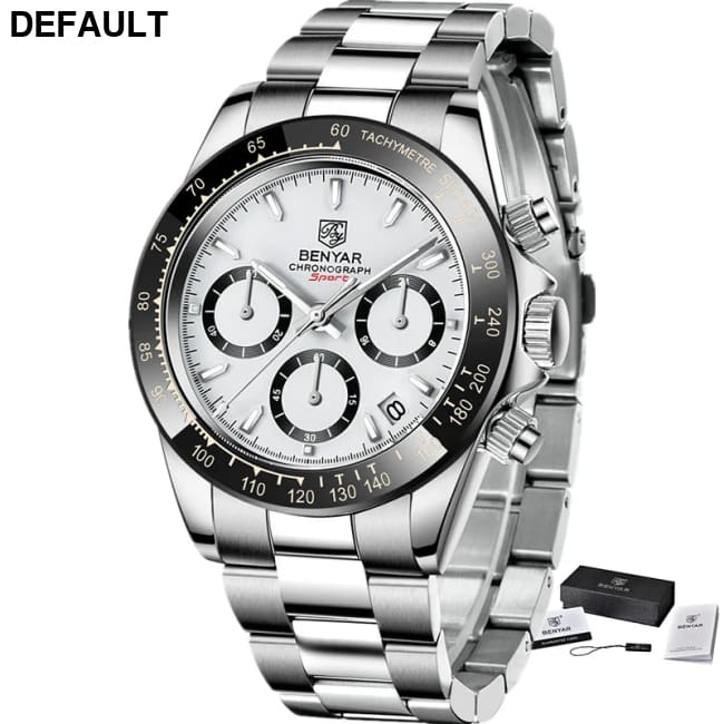 Relojes Hombre 2024 BENYAR New Watches Men Luxury Brand Chronograph Male Sport Waterproof Stainless Steel Quartz Watch