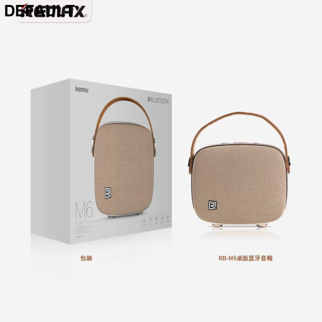 Remax M6 high quality mini portable desktop wireless Bluetooth Speakers