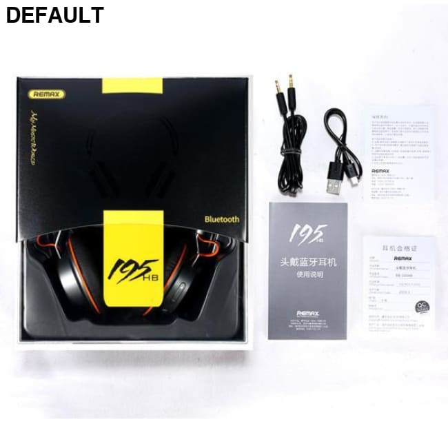 REMAX RB-195HB Stereo Multi-points Wireless Bluetooth 4.1 Headset Headphone Headphones