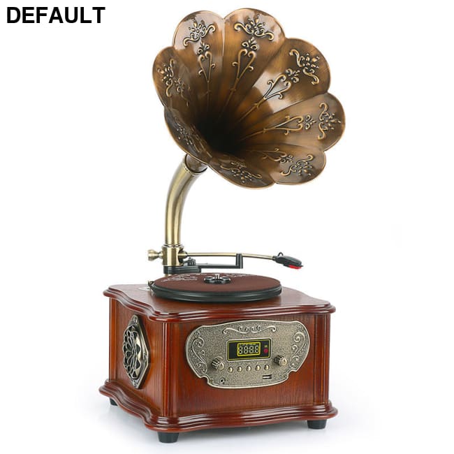 Retro Petunia Vinyl Record Player Phonograph Bluetooth Audio No CD Function Home Receivers Receiver Turntables & Players