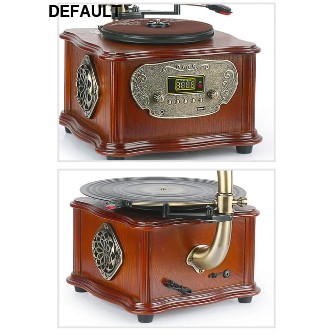 Retro Petunia Vinyl Record Player Phonograph Home Theater Systems Turntables & Players