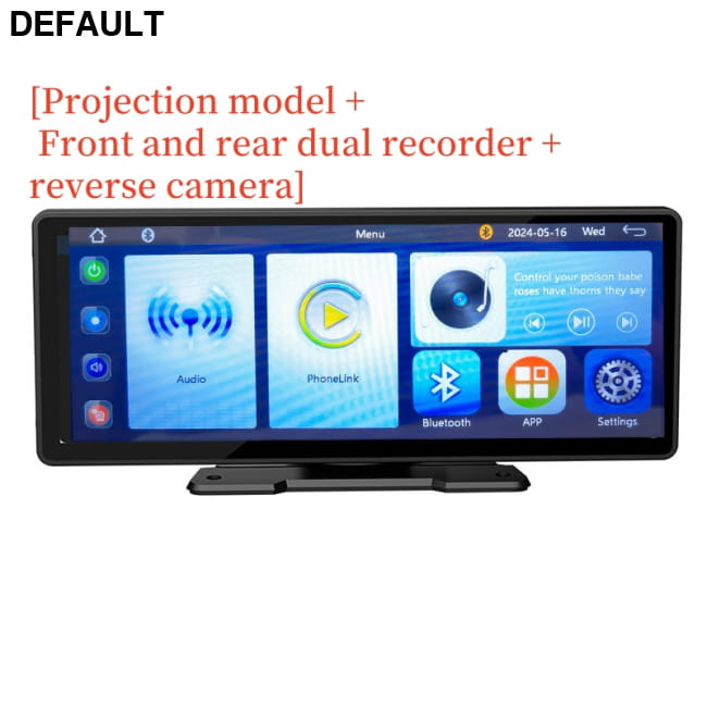 Reverse Rearview AUX Navigation Portable Car Recorder 128G Memory Card / Front And Rear Dual DVR Cameras Electronics
