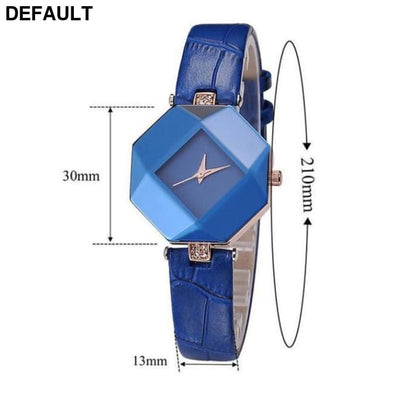 Rhinestone Dress Watch Blue Women Watches