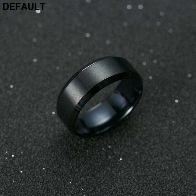 Ring Men Titanium Black 6 / Rings