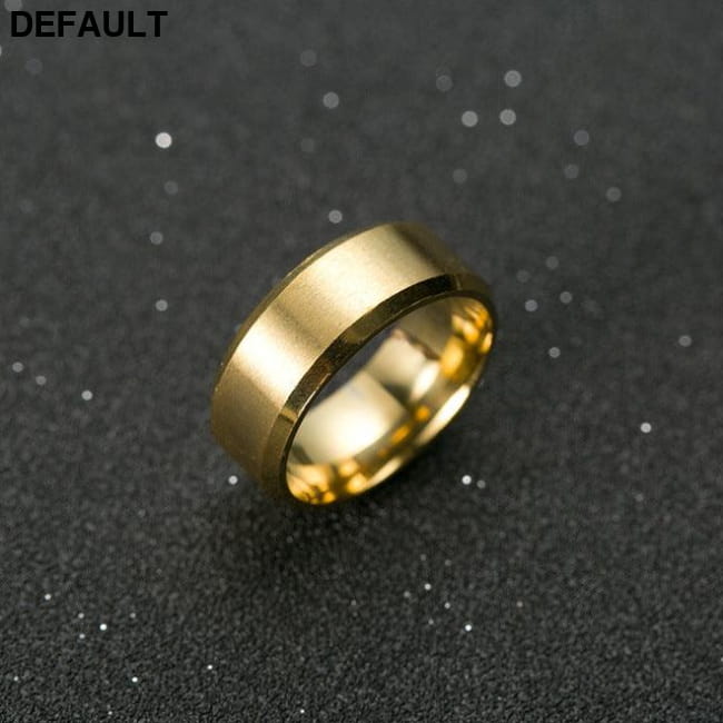 Ring Men Titanium Black Rings