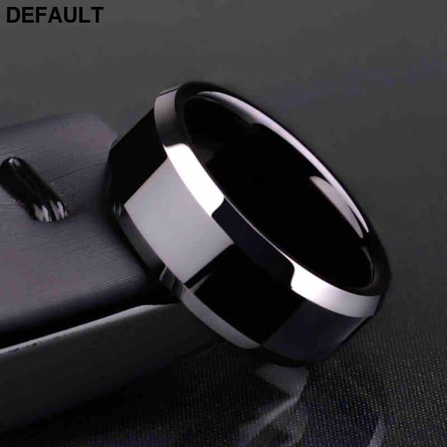 Ring Men Titanium Black Rings