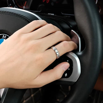 Rings For Men Original Fashion Male Classics 5mm Fine Jewelry Narrow Wedding Engagement Jewelry,Engraving,Free Shipping