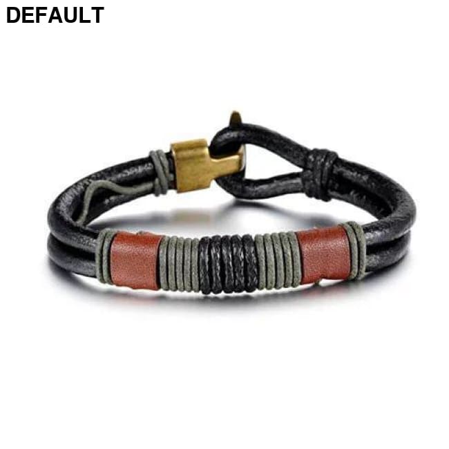 RODEO Olive Genuine Leather Bracelet Men Bracelets