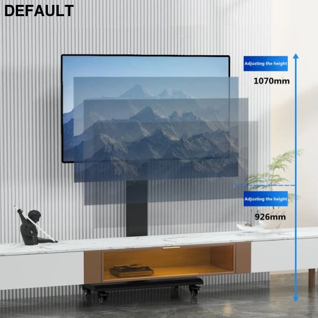 Rolling TV Stand for 10-43 Inch TVs PC Portable Mobile Cart on Wheels Universal Floor Stands with Swivel Mount Fit