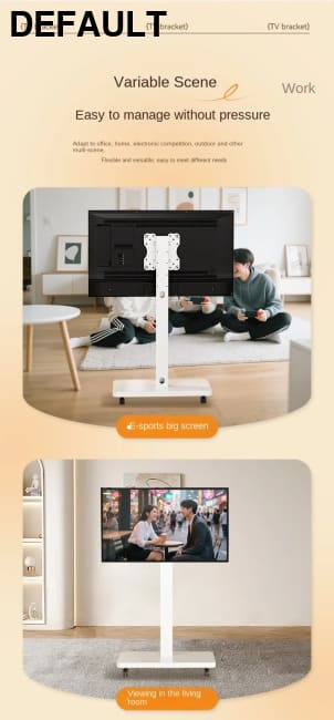 Rolling TV Stand for 10-43 Inch TVs PC Portable Mobile Cart on Wheels Universal Floor Stands with Swivel Mount Fit