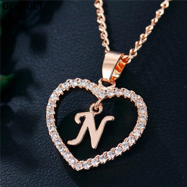 Romantic Love Pendant Necklace For Girls 2019 Women N Sterling Silver Necklaces
