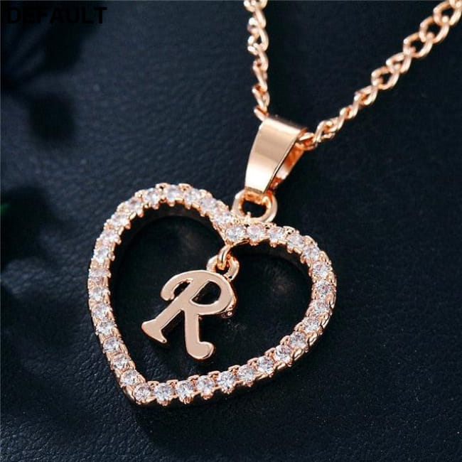 Romantic Love Pendant Necklace For Girls 2019 Women R Sterling Silver Necklaces