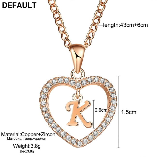 Romantic Love Pendant Necklace For Girls 2019 Women Sterling Silver Necklaces
