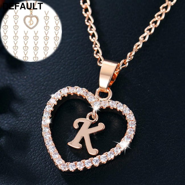 Romantic Love Pendant Necklace For Girls 2019 Women Sterling Silver Necklaces