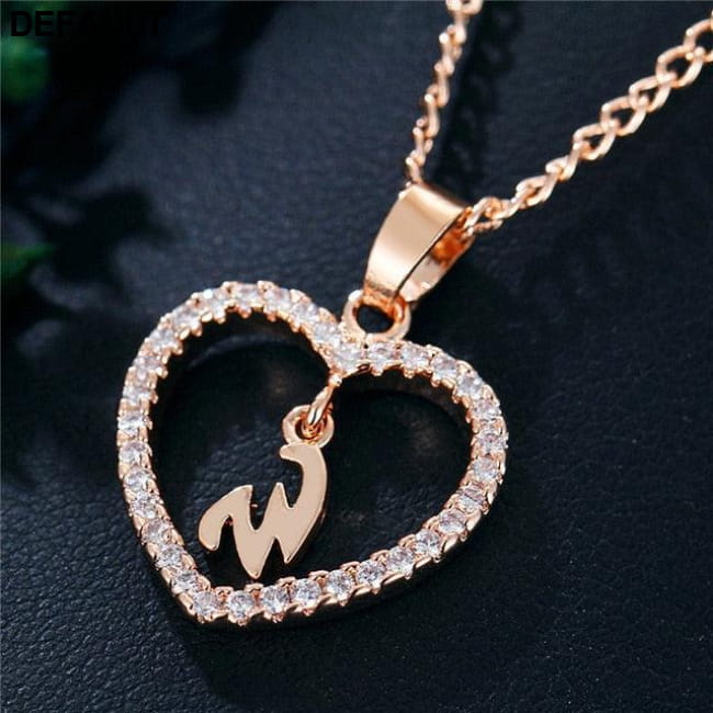 Romantic Love Pendant Necklace For Girls 2019 Women W Sterling Silver Necklaces
