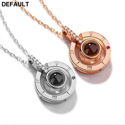 Romantic Projection Necklace for Weddings Sterling Silver Necklaces