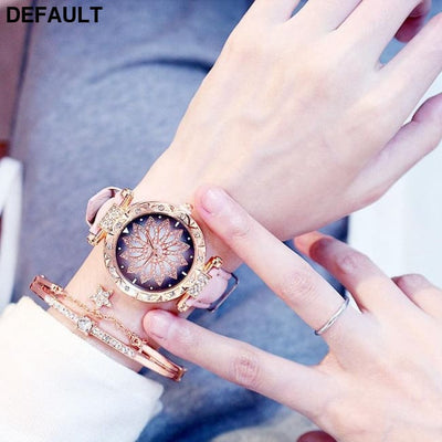 Rose Gold Diamond Watch Women Watches