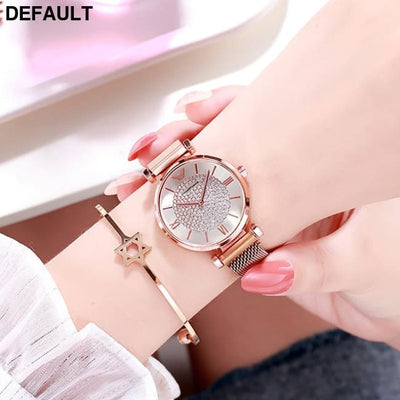 Rose Gold Diamond Watches Women