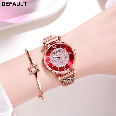 Rose Gold Diamond Watches Women