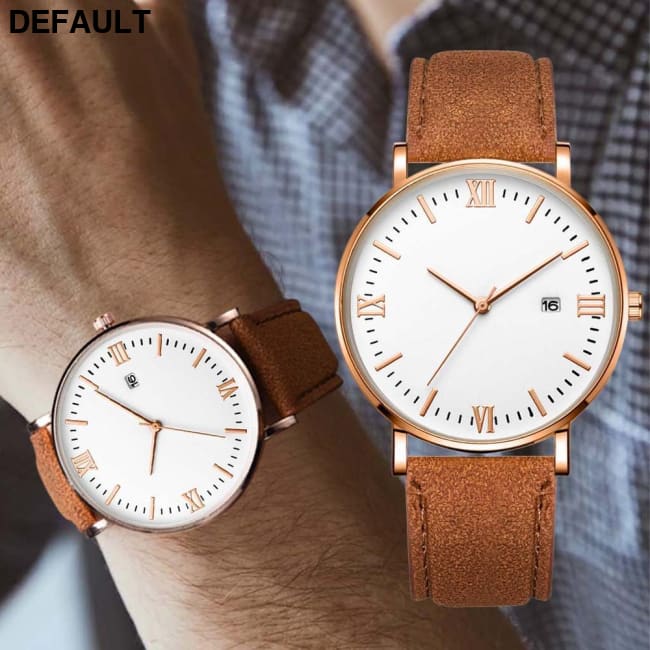 Rose Gold Men’s Watch Men Quartz Watches Best Selling Products