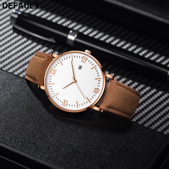 Rose Gold Men’s Watch Men Quartz Watches Best Selling Products