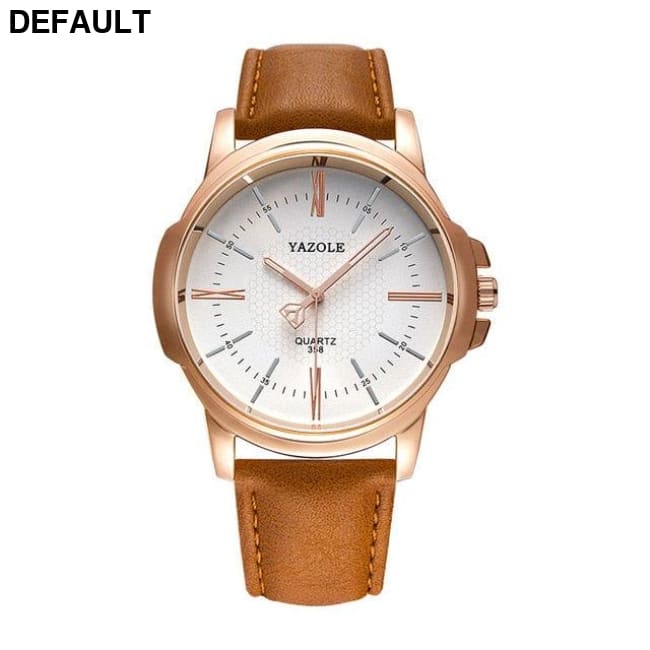 Rose Gold Watch light brown white Men Quartz Watches Best Selling Products
