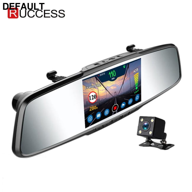 Ruccess Mirror Recorder Car Radar Detector for Russia Full CHINA / Add 32G Detectors Electronics
